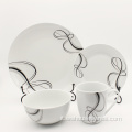 Hot Home Hotel Hotel Restaurant Tables Set di porcellana in ceramica